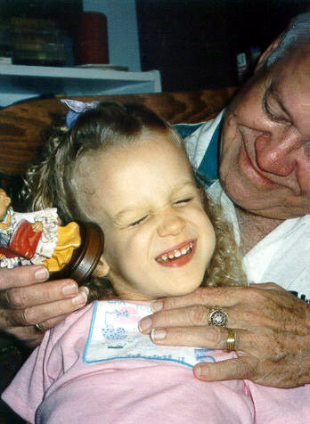 1990 Elizabeth Causey with Granddaddy (Ed Fluker, Jr.)